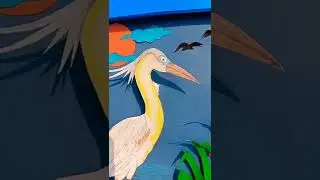 #Crane #scenery #3Dcraft #easy3Dpainting #Fundayartsandcrafts