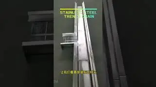 Stainless Steel Channel Drain for bathroom, food, beverage, brewery & winery industry!