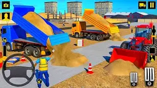 Heavy JCB Road Construction Simulator 3D Game | Android Gameplay 2026