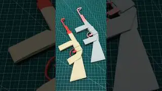 Paper Toy Gun 🔫 | 10 Second Craft #Shorts #diycraft