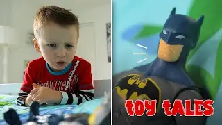 Batman Bedroom Takeover / Toy Videos For Kids