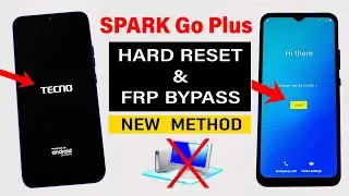 Tecno SPARK Go Plus (BB4K) : Hard Reset & FRP Bypass - 2024 🚀 (Without Computer)
