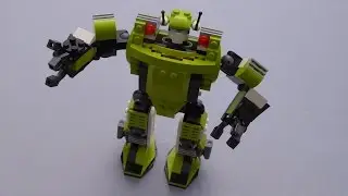 Lego Creator 31007: Power Mech build 1 of 3 (time-lapse)
