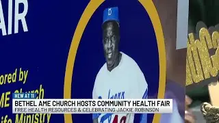Community health fair offers free screenings, honors Jackie Robinson