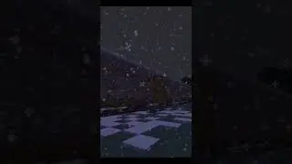 Minecraft Immersive Railroad CSX Autorack In Snowy Night #shorts #minecraft #csx #autorack #gaming