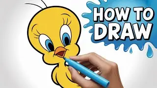Easy Tweety Bird Drawing l Step by Step Tutorial l Art Tricks