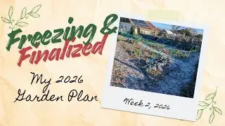 EP02, 2026: Freezing and Finalized - My 2026 Garden Plan is finally finished🎉