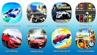 Драйвинг Симулятор,Кар Паркинг,Рамп Рейсинг,Ramp Racing 3D,Driving Simulator 3D,Car Parking,Parking