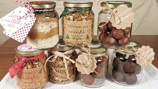 3 GESCHENKE im GLAS | schnell, einfach + lecker |  DIY