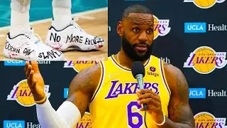 Lebron James Responds to Enes Kanter's Shoes Mocking him and China! Lakers VS Celtics