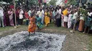 Draupadi Amman Kovil  thimithi Thiruvizha Kolathur #village #ariyalur #tn61 