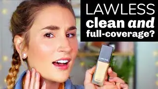 LAWLESS: CLEAN FULL COVERAGE FOUNDATION | 8 Hour Wear Test + Review
