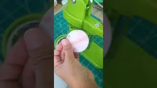 Mirror Keychain using Round badge maker💕❤️#mirror #mirrorkeychain #keychain #printing #printing
