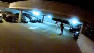 Skating down a parking garage.  Video/compilation GoPro HD HERO2