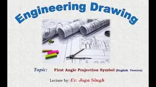First Angle Projection Symbol (English Version)