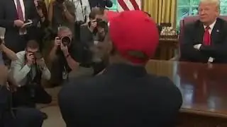 Kanye west met with President trump in the oval office - and he had a lot to say
