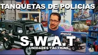 Los coches más chulos de Policía de Playmobil. Unidades Tácticas.