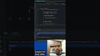 Comparing enum values in java. 