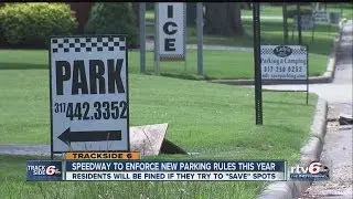 Speedway to enforce new parking rules near IMS