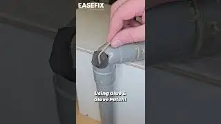 Quick & Easy Pipe Repair Hack with Glue & Glove Patch | EaseFix