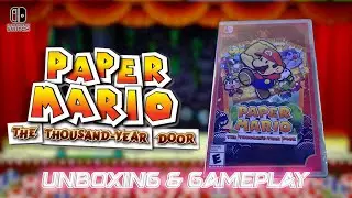 paper mario the thousand year door | unboxing and gameplay