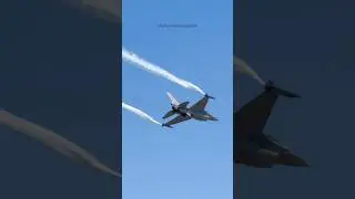 nice smoking Belgian Air Force F-16 #military #spotting #aviation