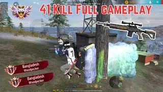 41 KILL  SOLO VS SQUAD NO SKIN FULL GAMEPLAY !!