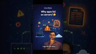 Linux logs explained simply #devops #linux #linuxbasics #devopsbasics #techexplained #youtubeshorts