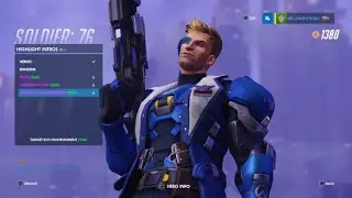 Overwatch Skin Spotlight - Soldier : 76 ( Jack Morrison ) Origins Edition Skin