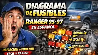 FUSIBLES DE FORD RANGER 1995 - 1997 EN ESPAÑOL*