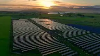 Lodestone Energy's Edgecumbe Solar Farm From Above