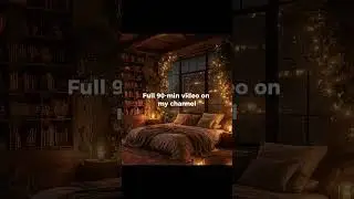 Rainy Night City Ambience (4K) | Cozy Loft Vibes