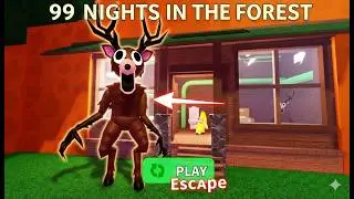 99 NIGHTS IN THE FOREST PRISON RUN IN ROBLOX (OBBY)