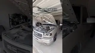 TR6060 MANUAL SWAPPED GMC SIERRA IS ALIVE !!! #gmc #sierra #cammed #manual #lsx