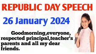 Republic day speech in English | January 26 speech | odisha education 360.
