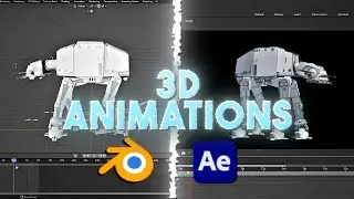 How To Import 3D Animations From Blender Into After Effects (Easy)
