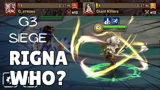 G3 SIEGE : G_sᴛʀɪɴɢ / Giant Killers - Let Me Show How To Slay With Your Wind Ciri! - Summoners War