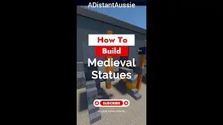 EASY Minecraft Medieval Statue Ideas    #minecraft #gaming #minecraftbuilding #viralvideo