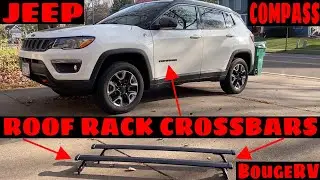 BougeRV Jeep Compass Roof Rack Crossbar Install