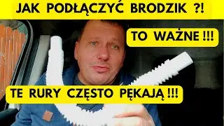 Tak tego nie rób bo zalejesz sąsiada - jak podłączyć brodzik - wigo serwis tv