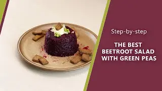 How to make The best Beetroot salad with Green Peas - Simple and Tasty | Do this for dinner | ASMR