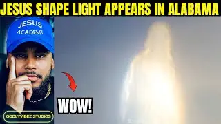 Video going viral of Jesus shape light in the Sky!