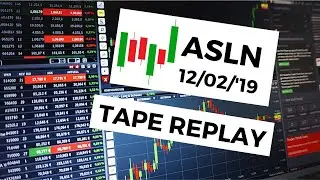 ASLN 12/02/'19 - Tape replay (short squeeze + 2 halts recorded)