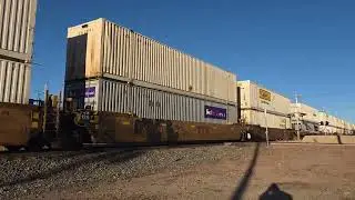 BNSF Q-SPOALT intermodal Train in Fountain, CO 