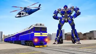 Train Robot Car Transformation Game || 3D Unity Best Train Robot Game