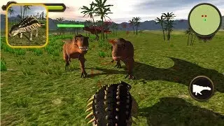 Ankylosaurus Simulator 2017: 1 vs. 100 Tyrannosaurus - IOS Gameplay |Newbie Gaming