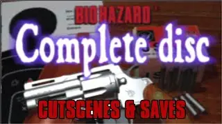Biohazard Complete Disc (CD Bonus BH DC) - PS1 Cutscenes BH 1 & BH 1.5  Gameplay With Saves