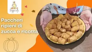 ANTIPASTI- PACCHERI FRITTI CON RICOTTA- SALAME E ZUCCA