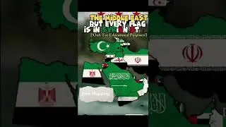 The Middle East But every flag in Syrian style #map #europe #mapper #geography #mapper