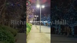 Richmond City Hall #christmas #vancouvercity #vancouver #richmondbc #richmond #christmastree